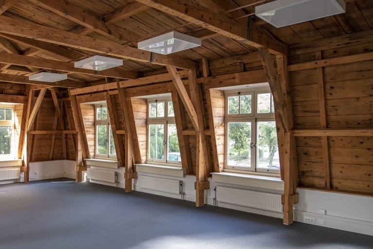 Bovenste etage van Koetshuis Landgoed Middenburg