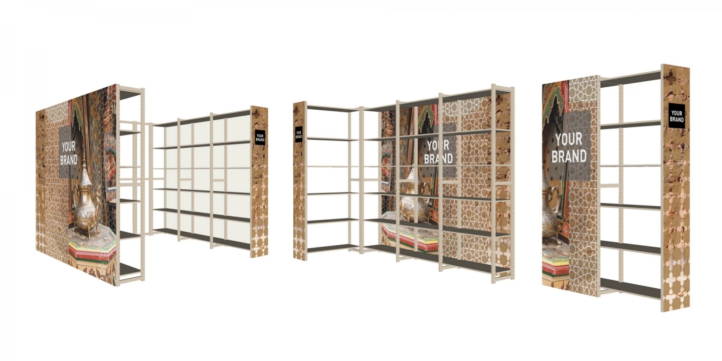 SHOP CASE Oriental Pattern