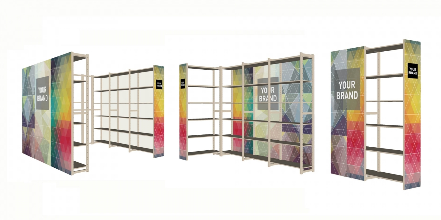 SHOP CASE Colorful Perspective